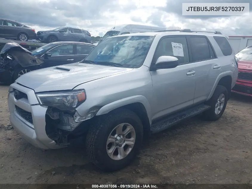 JTEBU5JR3F5270337 2015 Toyota 4Runner Trail