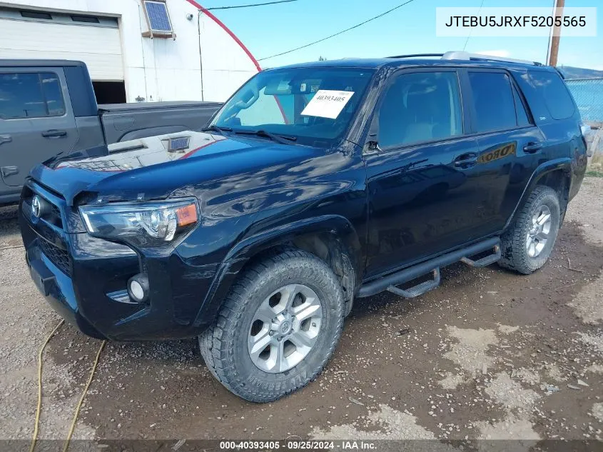 JTEBU5JRXF5205565 2015 Toyota 4Runner Sr5