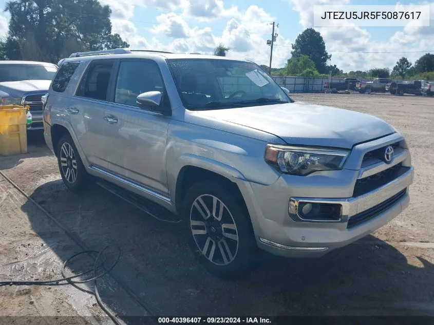 JTEZU5JR5F5087617 2015 Toyota 4Runner Limited