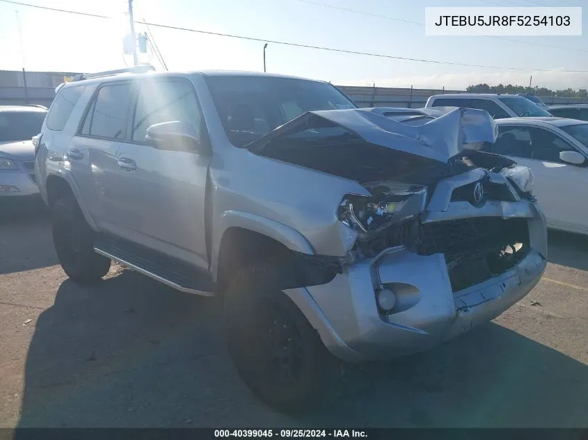 2015 Toyota 4Runner Trail Premium VIN: JTEBU5JR8F5254103 Lot: 40399045