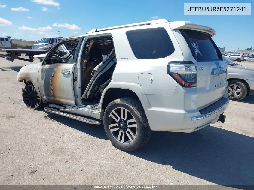 JTEBU5JR6F5271241 2015 Toyota 4Runner Limited