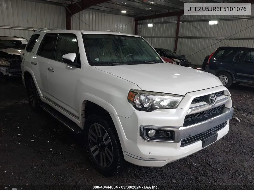 2015 Toyota 4Runner Limited VIN: JTEZU5JR3F5101076 Lot: 40444604