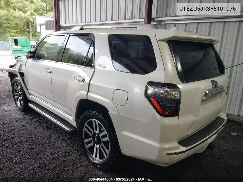 JTEZU5JR3F5101076 2015 Toyota 4Runner Limited