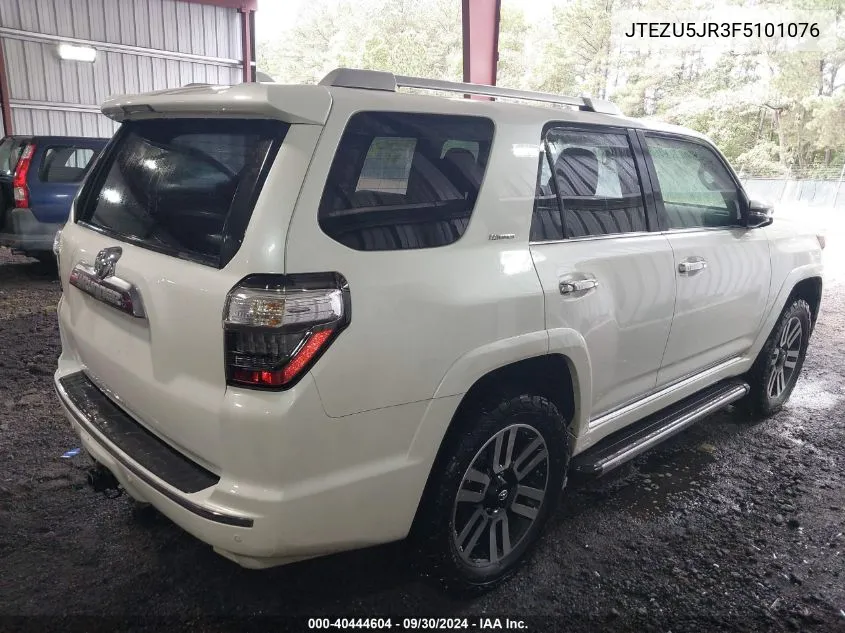 JTEZU5JR3F5101076 2015 Toyota 4Runner Limited