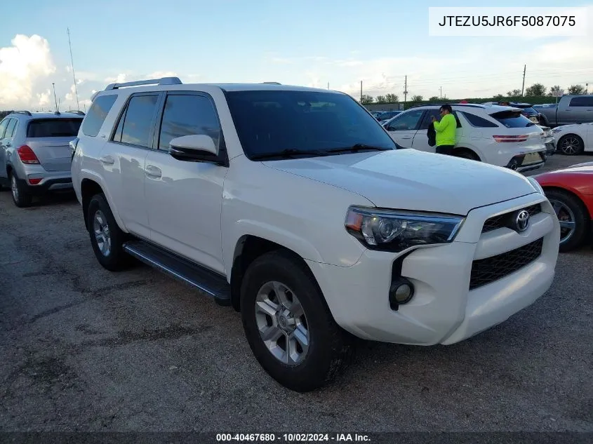 2015 Toyota 4Runner Sr5 Premium VIN: JTEZU5JR6F5087075 Lot: 40467680