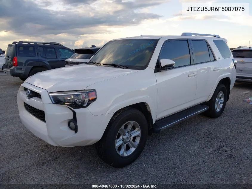 2015 Toyota 4Runner Sr5 Premium VIN: JTEZU5JR6F5087075 Lot: 40467680