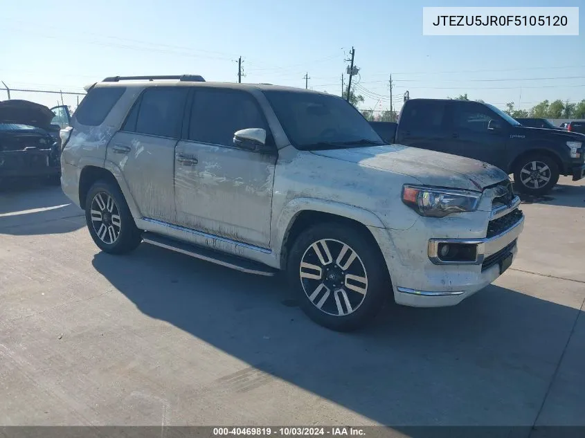 2015 Toyota 4Runner Limited VIN: JTEZU5JR0F5105120 Lot: 40469819