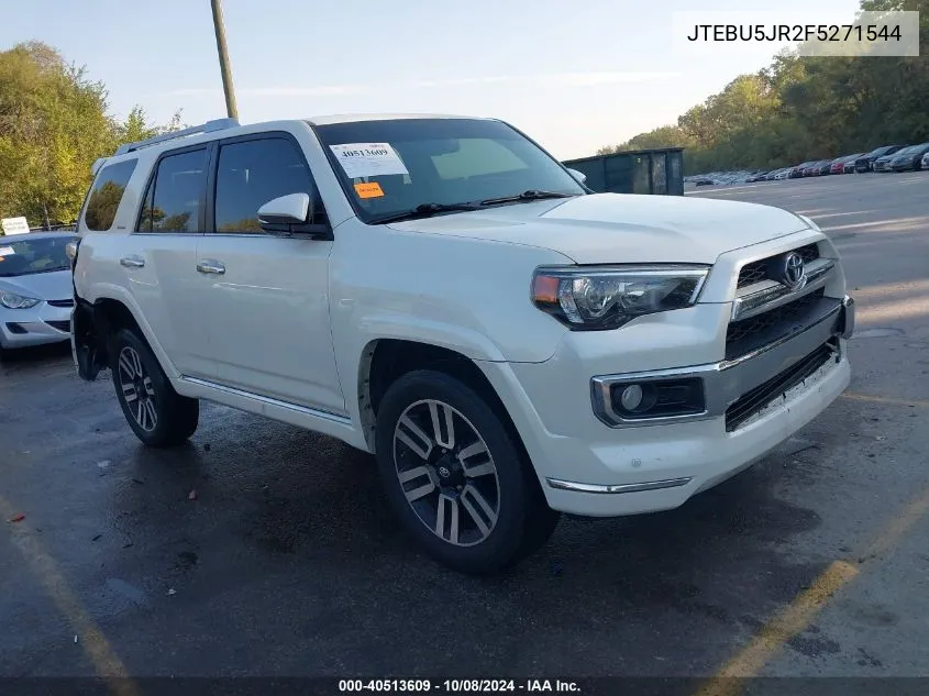 2015 Toyota 4Runner Limited VIN: JTEBU5JR2F5271544 Lot: 40513609