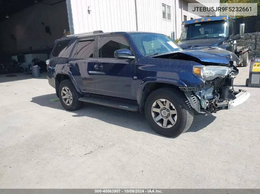 2015 Toyota 4Runner Trail VIN: JTEBU5JR9F5232661 Lot: 40563907