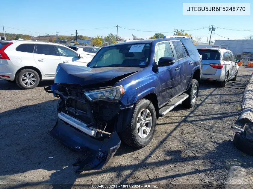 2015 Toyota 4Runner Sr5/Limited/Trail/Trd Pro VIN: JTEBU5JR6F5248770 Lot: 40593293