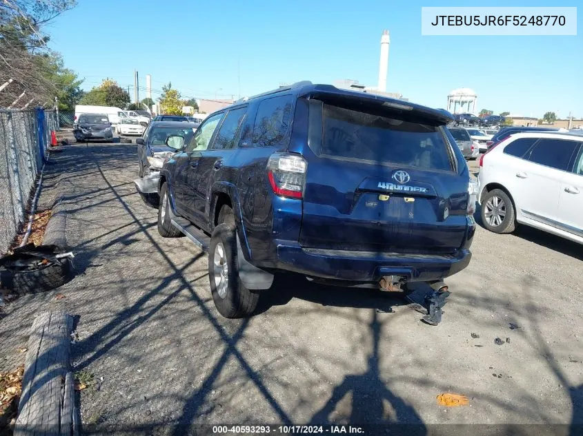 2015 Toyota 4Runner Sr5/Limited/Trail/Trd Pro VIN: JTEBU5JR6F5248770 Lot: 40593293