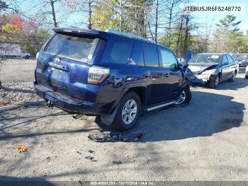 2015 Toyota 4Runner Sr5/Limited/Trail/Trd Pro VIN: JTEBU5JR6F5248770 Lot: 40593293