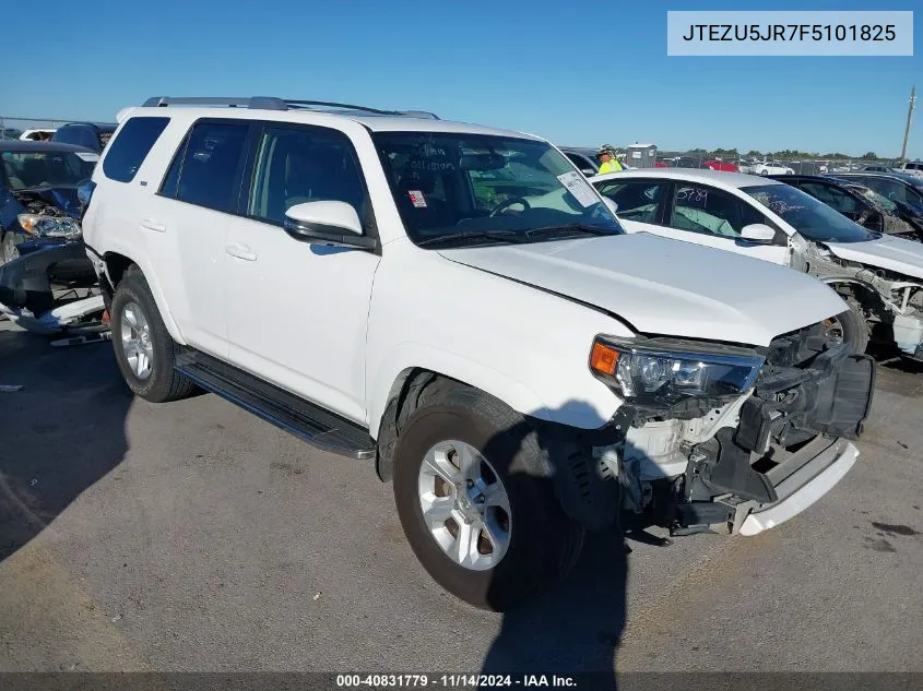 2015 Toyota 4Runner Sr5 Premium VIN: JTEZU5JR7F5101825 Lot: 40831779