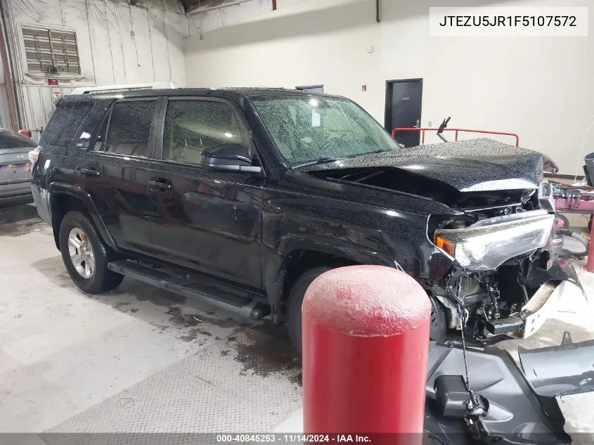 2015 Toyota 4Runner Sr5 VIN: JTEZU5JR1F5107572 Lot: 40845253