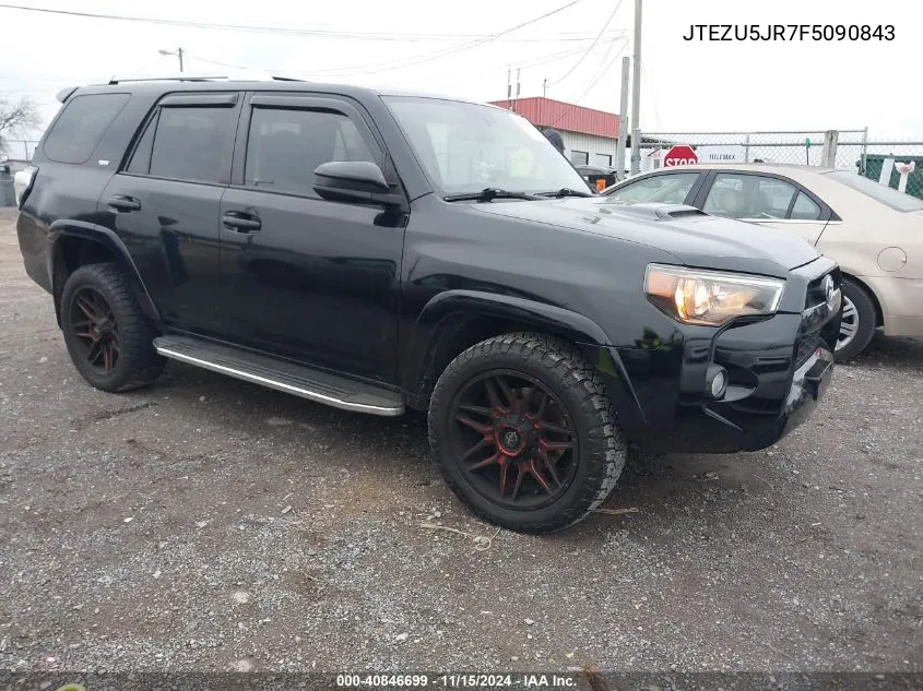 2015 Toyota 4Runner Sr5 VIN: JTEZU5JR7F5090843 Lot: 40846699