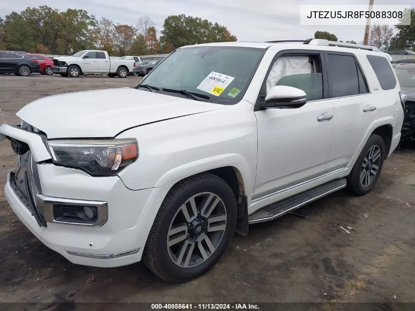 2015 Toyota 4Runner Limited VIN: JTEZU5JR8F5088308 Lot: 40858641