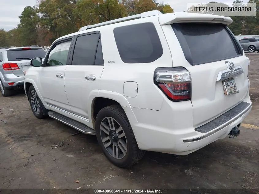 2015 Toyota 4Runner Limited VIN: JTEZU5JR8F5088308 Lot: 40858641