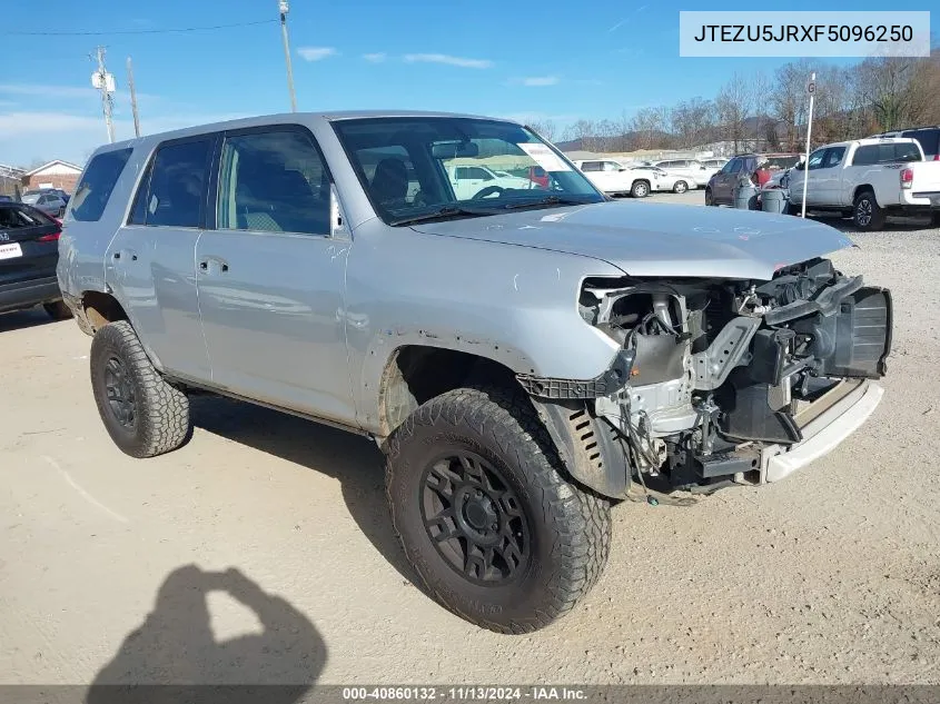 2015 Toyota 4Runner Sr5 VIN: JTEZU5JRXF5096250 Lot: 40860132