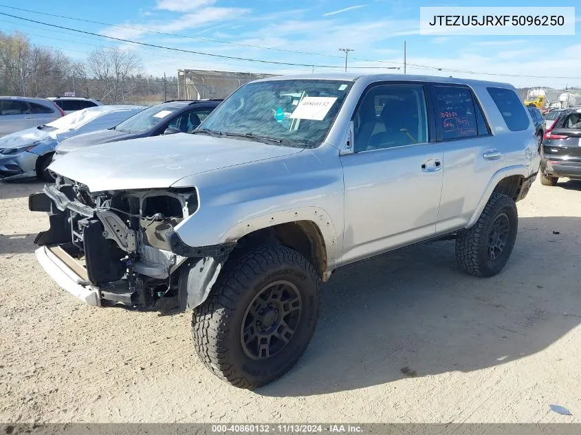 2015 Toyota 4Runner Sr5 VIN: JTEZU5JRXF5096250 Lot: 40860132