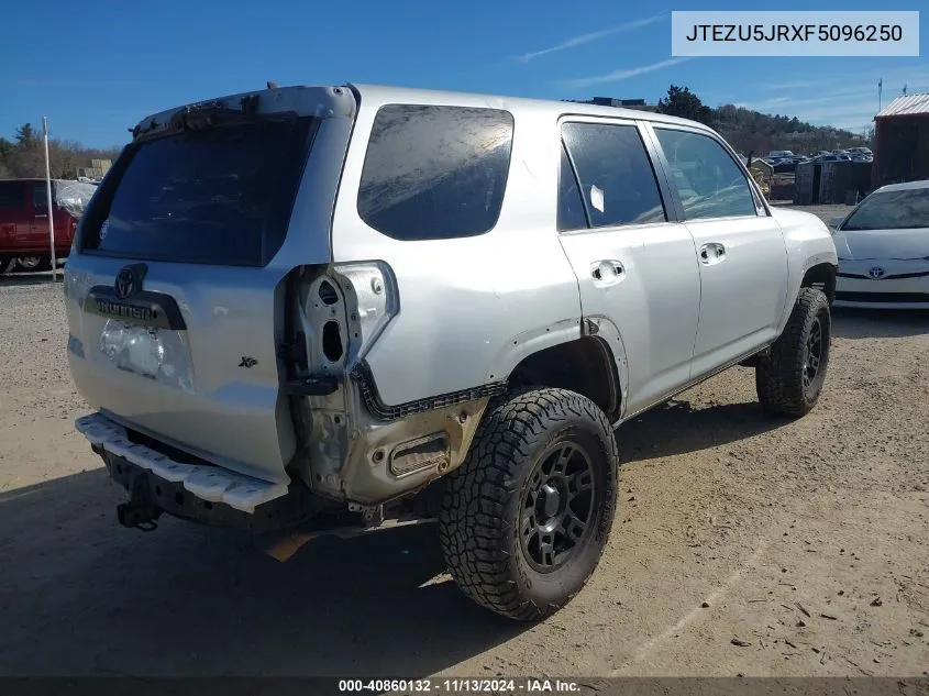 2015 Toyota 4Runner Sr5 VIN: JTEZU5JRXF5096250 Lot: 40860132