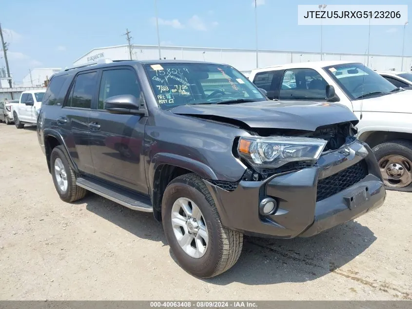 JTEZU5JRXG5123206 2016 Toyota 4Runner Sr5