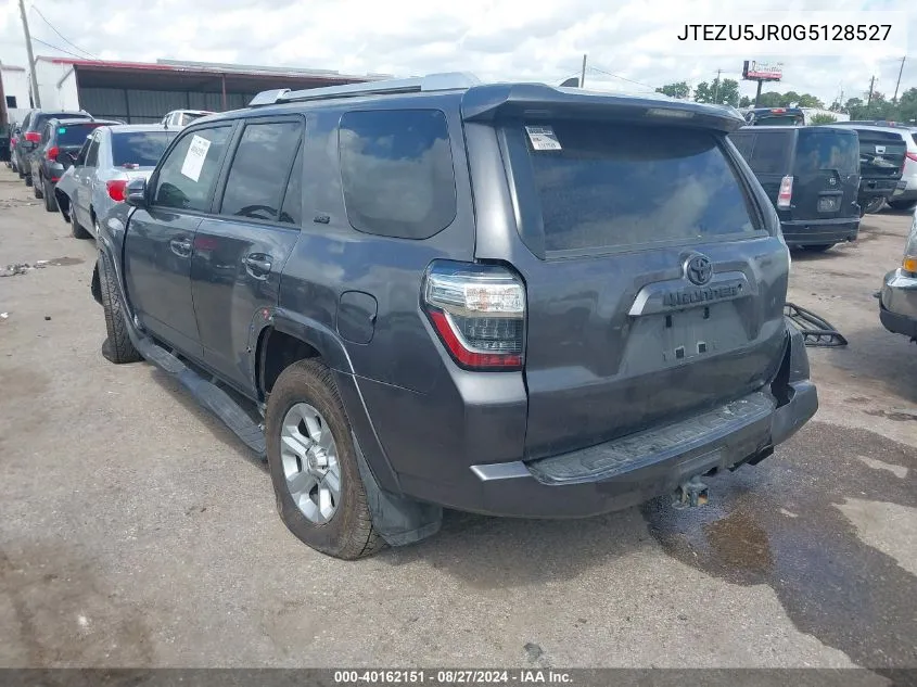 JTEZU5JR0G5128527 2016 Toyota 4Runner Sr5 Premium