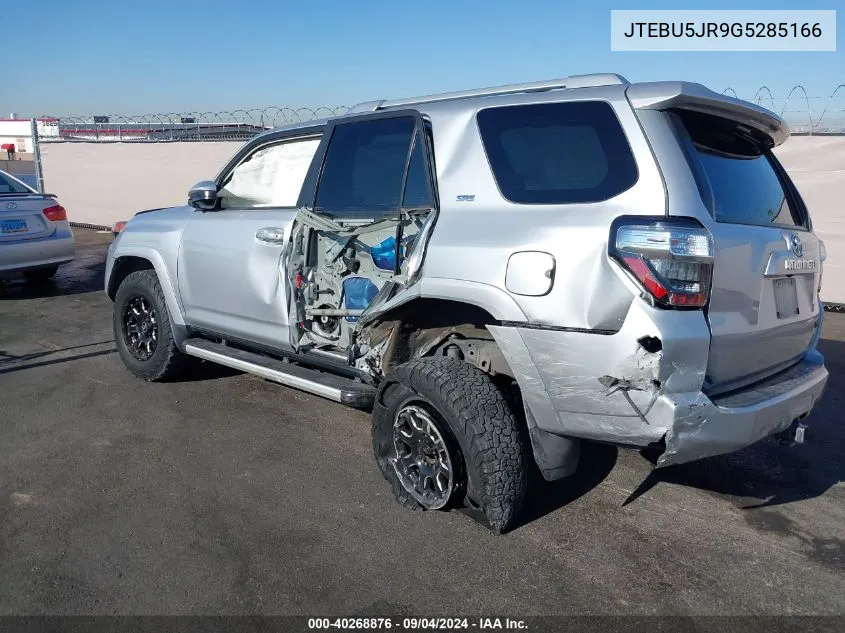 JTEBU5JR9G5285166 2016 Toyota 4Runner Sr5 Prem/Ltdl/Trail/Trd