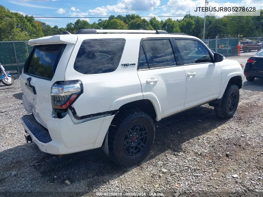 JTEBU5JR8G5278628 2016 Toyota 4Runner Trd Pro