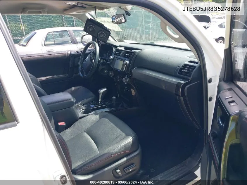 JTEBU5JR8G5278628 2016 Toyota 4Runner Trd Pro