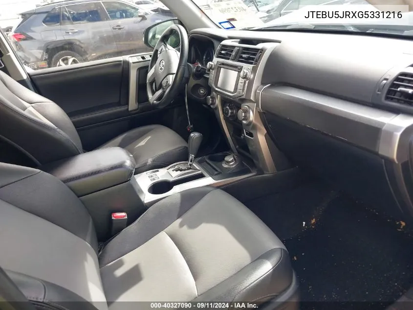 JTEBU5JRXG5331216 2016 Toyota 4Runner Sr5 Premium