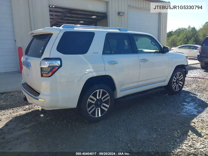 JTEBU5JR1G5330794 2016 Toyota 4Runner Limited