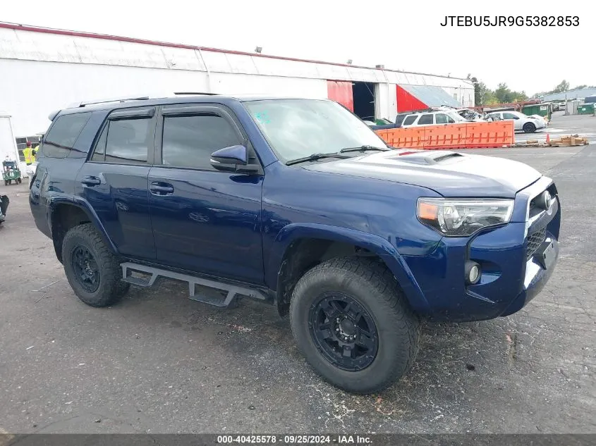 JTEBU5JR9G5382853 2016 Toyota 4Runner Sr5 Premium