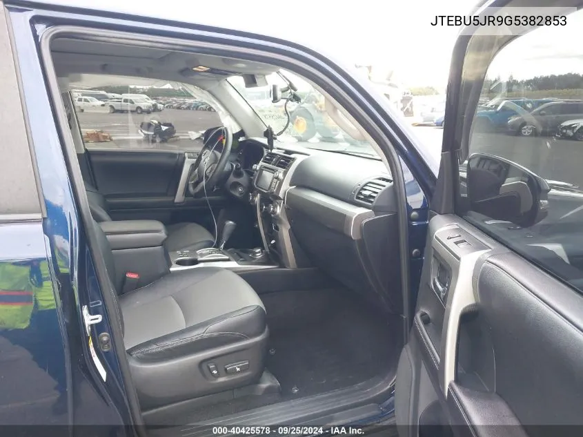 JTEBU5JR9G5382853 2016 Toyota 4Runner Sr5 Premium