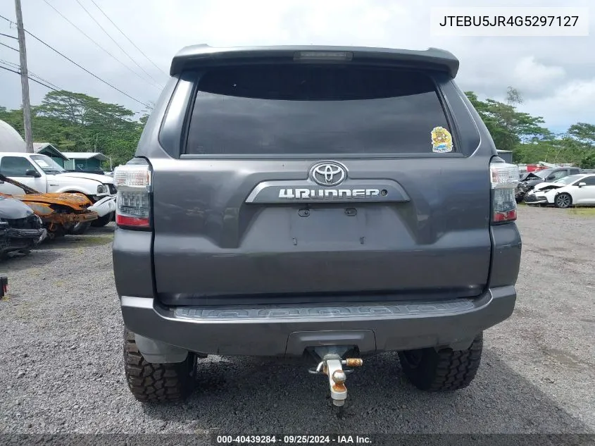 JTEBU5JR4G5297127 2016 Toyota 4Runner Sr5