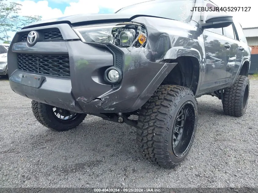 JTEBU5JR4G5297127 2016 Toyota 4Runner Sr5