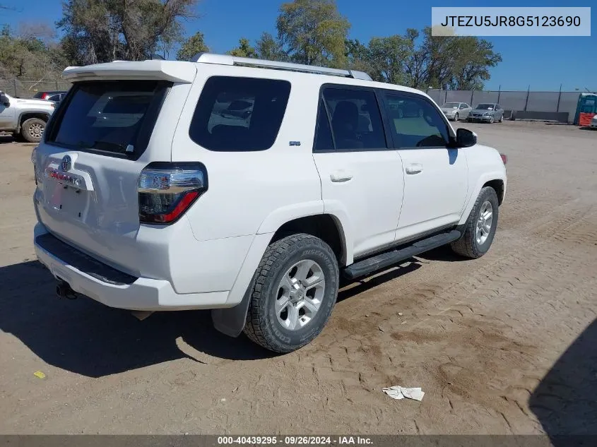 JTEZU5JR8G5123690 2016 Toyota 4Runner Sr5