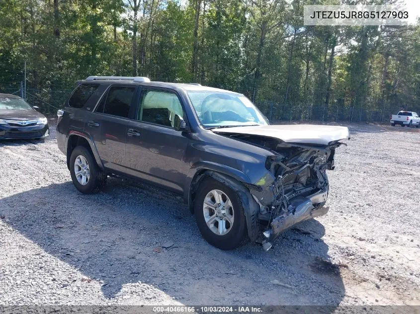 JTEZU5JR8G5127903 2016 Toyota 4Runner Sr5