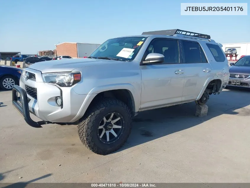 JTEBU5JR2G5401176 2016 Toyota 4Runner Sr5