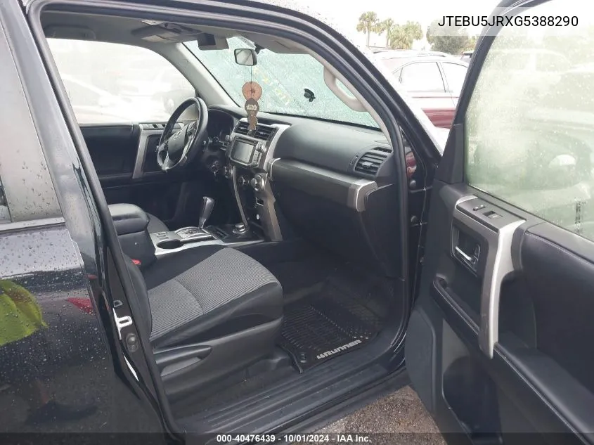 JTEBU5JRXG5388290 2016 Toyota 4Runner Sr5 Prem/Ltdl/Trail/Trd