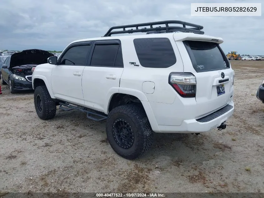 JTEBU5JR8G5282629 2016 Toyota 4Runner Sr5 Prem/Ltdl/Trail/Trd