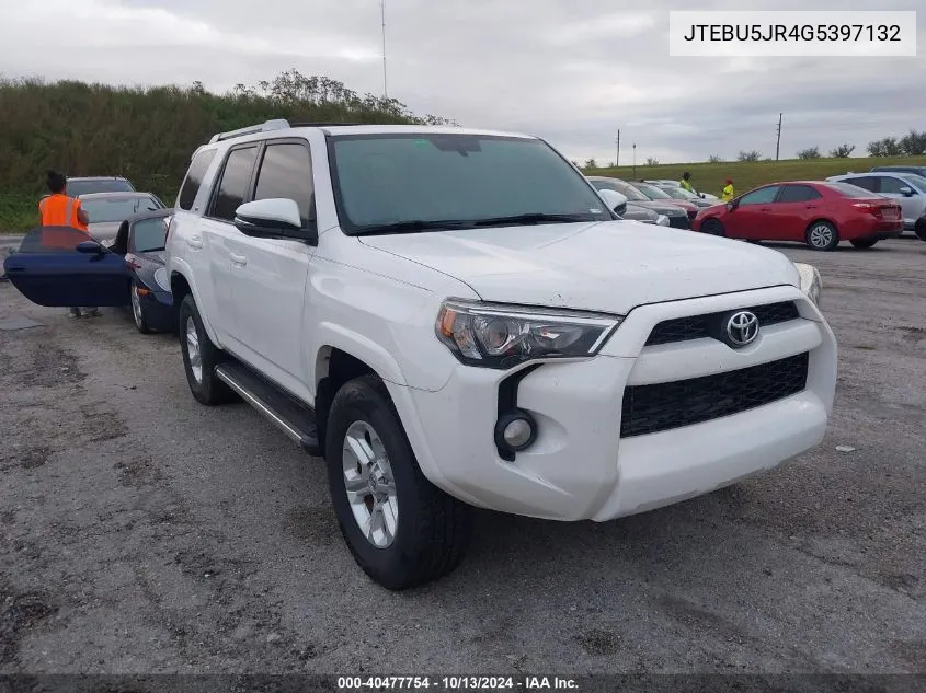 JTEBU5JR4G5397132 2016 Toyota 4Runner Sr5 Prem/Ltdl/Trail/Trd