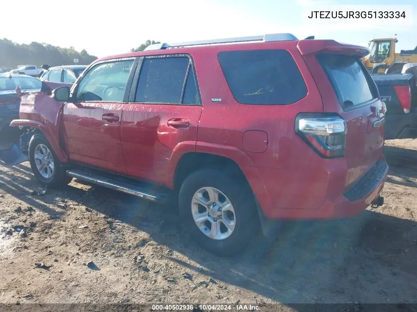 JTEZU5JR3G5133334 2016 Toyota 4Runner Sr5 Premium