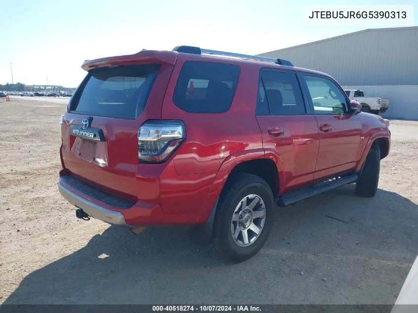 JTEBU5JR6G5390313 2016 Toyota 4Runner Sr5 Prem/Ltdl/Trail/Trd