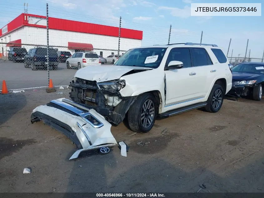 JTEBU5JR6G5373446 2016 Toyota 4Runner Limited