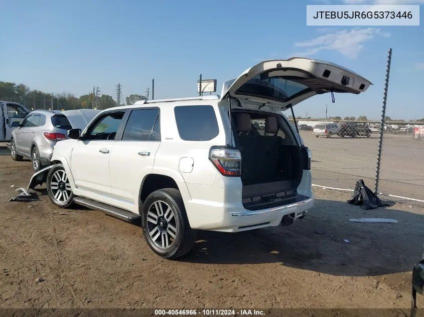 JTEBU5JR6G5373446 2016 Toyota 4Runner Limited