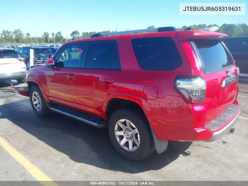 JTEBU5JR6G5319631 2016 Toyota 4Runner Trail Premium