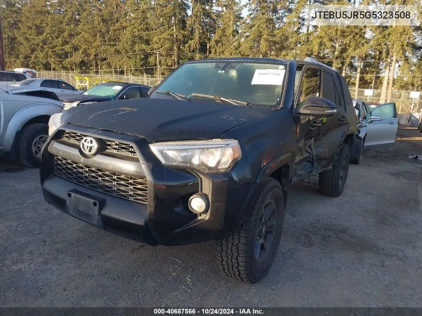 JTEBU5JR5G5323508 2016 Toyota 4Runner Sr5 Prem/Ltdl/Trail/Trd