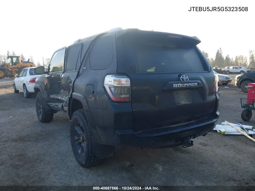 JTEBU5JR5G5323508 2016 Toyota 4Runner Sr5 Prem/Ltdl/Trail/Trd