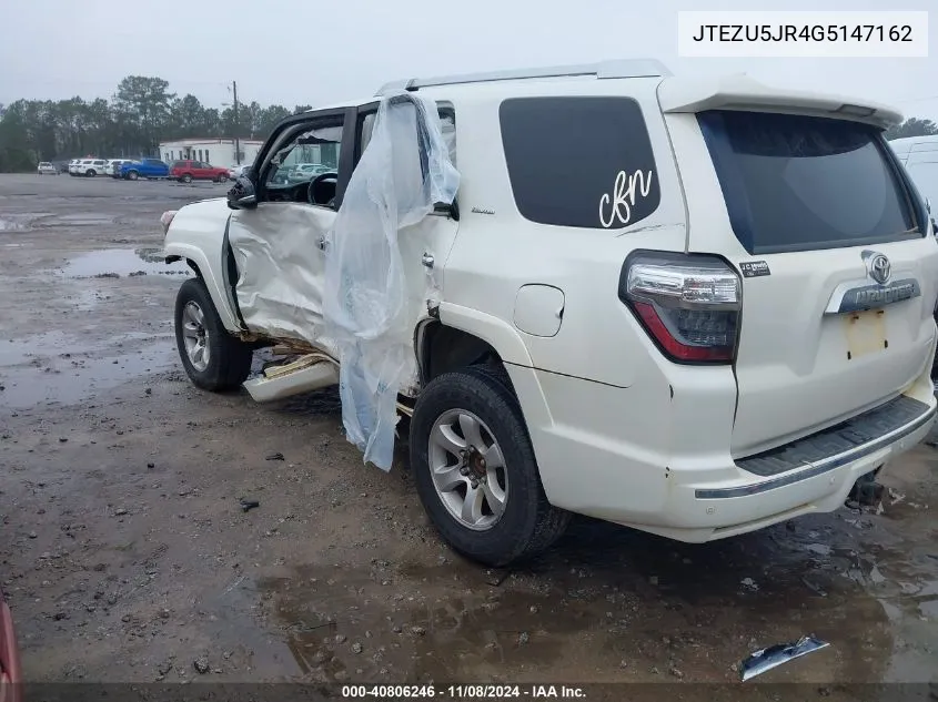 JTEZU5JR4G5147162 2016 Toyota 4Runner Limited