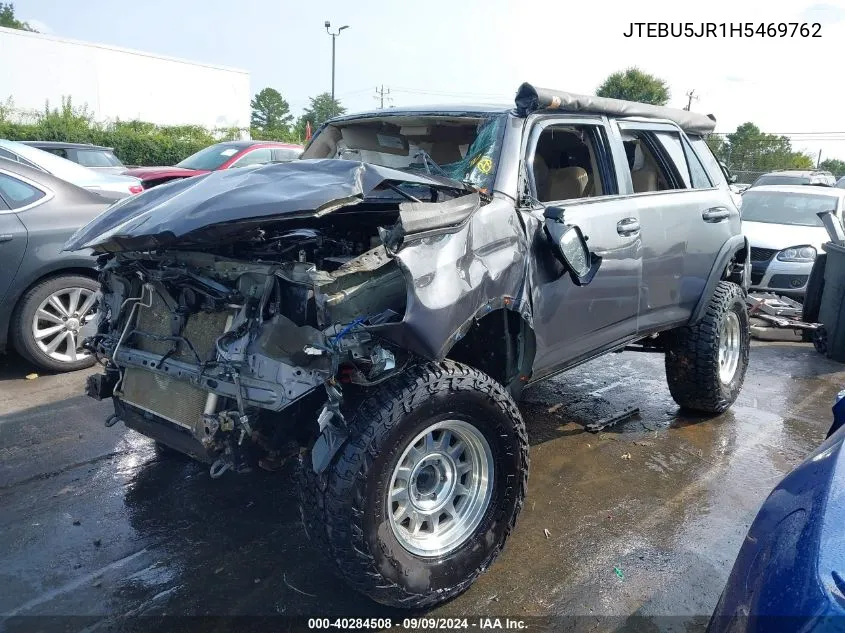 2017 Toyota 4Runner Sr5 VIN: JTEBU5JR1H5469762 Lot: 40284508